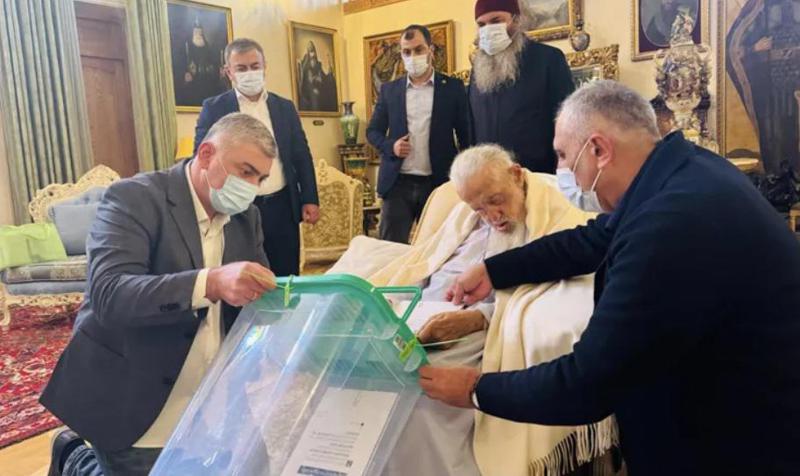 პატრიარქმა ადგილობრივი თვითმმართველობის არჩევნებში მიიღო მონაწილეობა