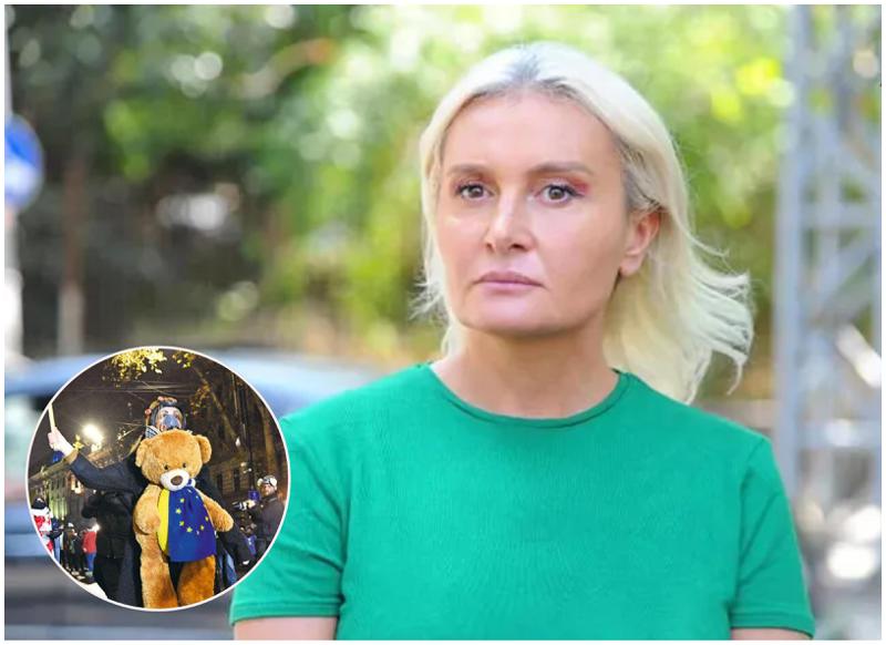 "თავს ვთვლი დამნაშავედ..." - ნანუკა ჟორჟოლიანი დაკავებულ აქტივისტს, ნანა სანდერს ბოდიშს უხდის