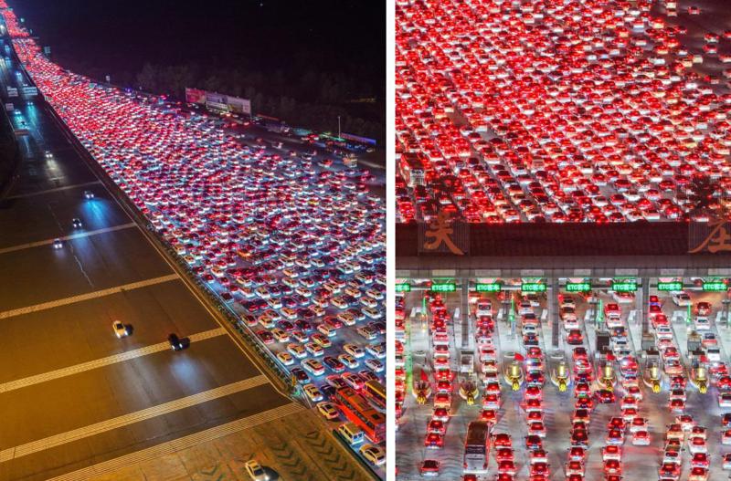 "არ გვეგონა თუ  ოდესმე დასრულდებოდა, საგზაო აპოკალიფსი იყო" - ათასობით ადამიანი თვალუწვდენელ საცობში: ფოტო და ვიდეო კადრები ჩინეთიდან