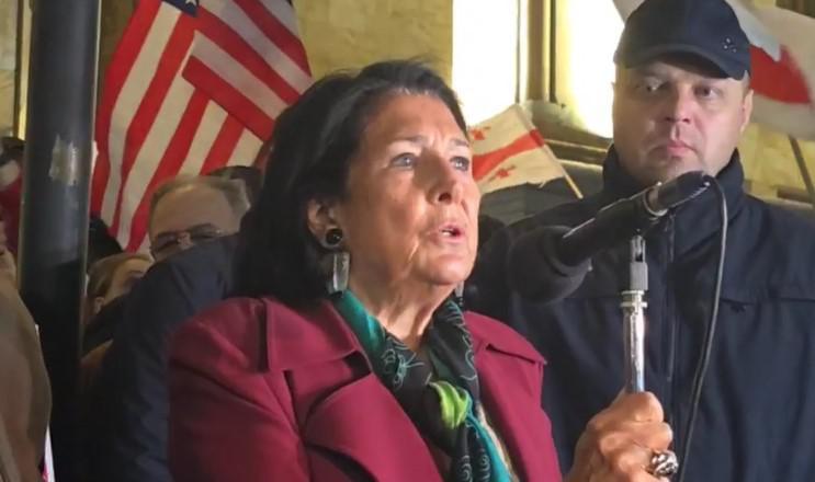 “რეჟიმმა უკვე წააგო, მისი დღეები დათვლილია, კიდევ ცოტა გავუძლოთ“ - სალომე ზურაბიშვილი