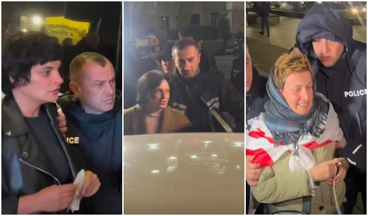 არსებული ინფორმაციით, პოლიციამ თავისუფლების მეტროსთან აქციის რამდენიმე მონაწილე დააკავა (ვიდეო)