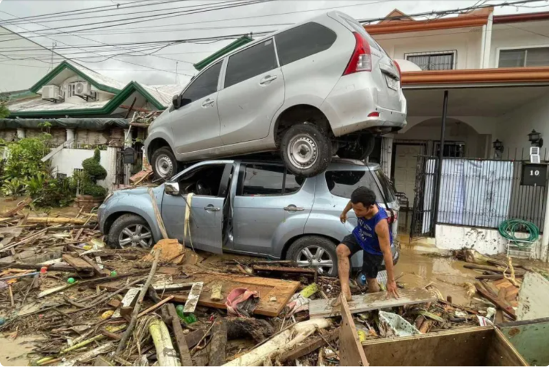 390 ათასამდე ევაკუირებული, დანგრეული სახლები და დამტვრეული მანქანები - უმძიმესი შედეგი მოჰყვა ქარიშხალს, რომელიც ფილიპინებს დაატყდა თავს