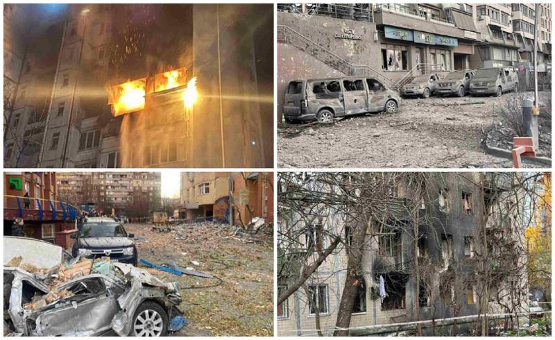 "მაშველები ვერ ახერხებენ ცხედრების ამოყვანას" - რუსებმა წუხელ უკრაინას ბალისტიკური რაკეტებით და დრონებით შეუტიეს: დაღუპულია 3 ადამიანი (ფოტოები)