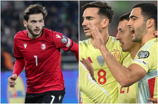 "კვარა" დაცვაშიც, ნახევარდაცვაშიც, თავდასხმაშიც, დანარჩენ გუნდს "ეძინა" - ესპანეთმა საქართველო ანგარიშით 0:4 დაამარცხა