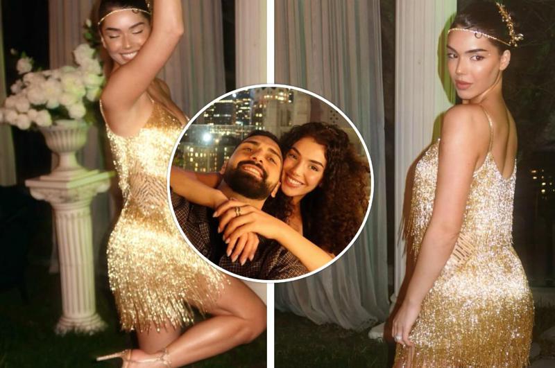 ოქროსფერი კაბა, ულამაზესი ტორტი და რეტრო სტილის წვეულება - როგორ აღნიშნა "მამარდას" მეუღლემ დაბადების დღე (ფოტოები)