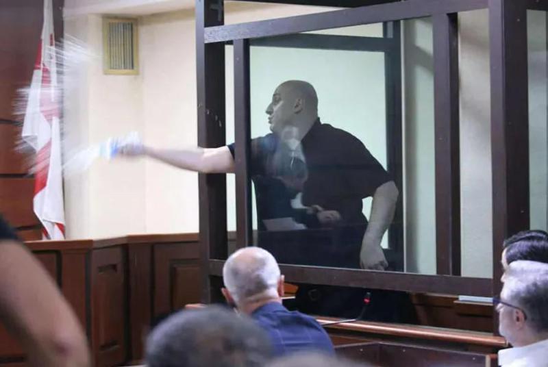 “ჩემი ქმედება პროტესტია რეჟიმის მიმართ, ეს არის მინიმალური, რისი გაკეთებაც მაშინ შემეძლო“ - ნიკა მელია მოსამართლისთვის წყლის შესხმის საქმეზე