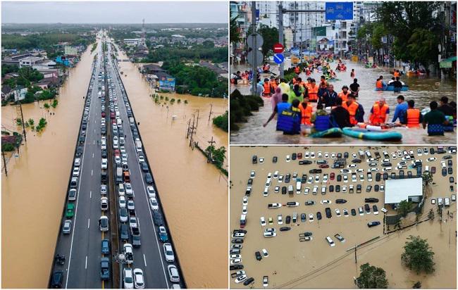 33 დაღუპული, დატბორილი უბნები და 2 მლნ-ზე მეტი დაზარალებული - ძლიერი სტიქია ტაილანდში: ქვეყანაში ბოლო 300 წლის განმავლობაში ყველაზე ძლიერი ნალექი მოვიდა (ფოტო)