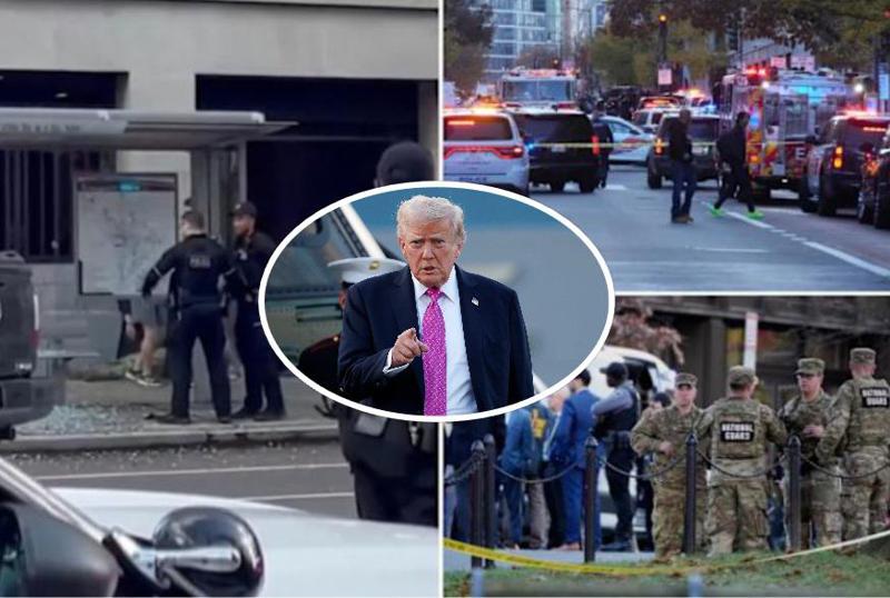 "ხელახლა უნდა შევამოწმოთ ყველა უცხოელი" - ტრამპის საგანგებო განცხადება ვაშინგტონში მომხდარ სროლაზე: ეჭვმიტანილი სავარაუდოდ ავღანელია (ფოტოები)