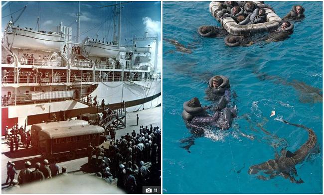 “ტიტანიკზე“ ტრაგიკული ლაინერის ისტორია - როგორ შეჭამა ზვიგენმა 150 ადამიანი, 900 კი ღია ოკეანეში აღმოჩნდა: აშშ-ის საზღვაო ისტორიის ყველაზე მძიმე ტრაგედია