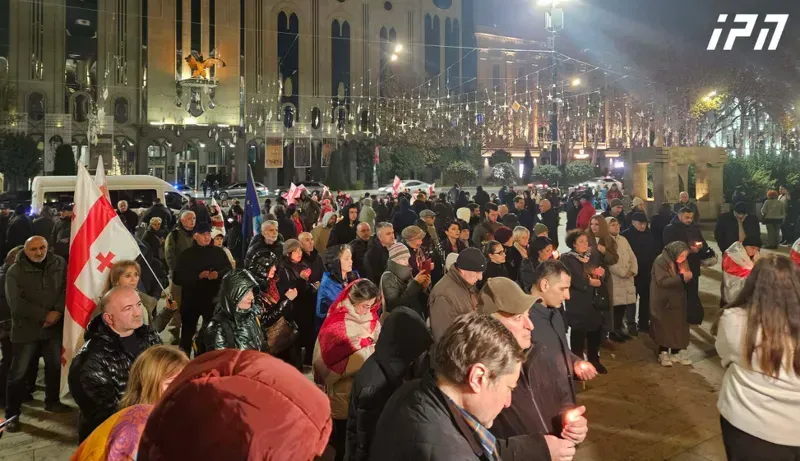 რუსთაველის გამზირზე საპროტესტო აქცია განახლდა