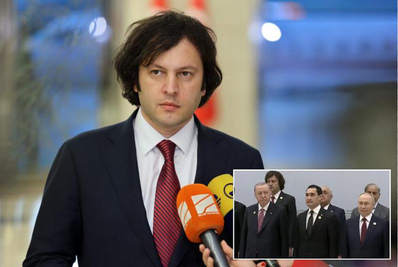 “სიღრმისეული კომენტარის გაკეთება არ ღირს“ - ირაკლი კობახიძე თურქმენეთის ფორუმზე, ვლადიმერ პუტინთან ერთად გადაღებული ფოტოს შესახებ