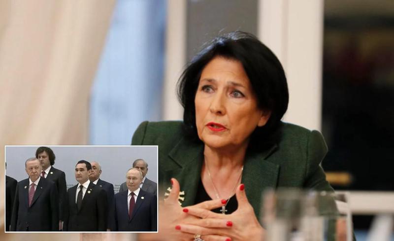 “კობახიძე არა მხოლოდ გვერდით უდგას პუტინს, არამედ არ გადის დარბაზიდან, როდესაც ის გამოდის სიტყვით - ეს არის წითელი ხაზი“ - სალომე ზურაბიშვილი