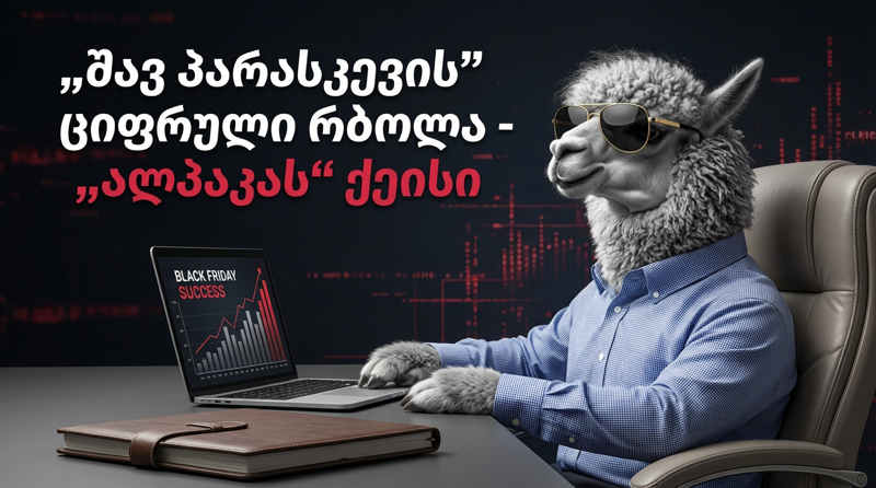 "შავ პარასკევის" ციფრული რბოლა - "ალპაკას" ქეისი
