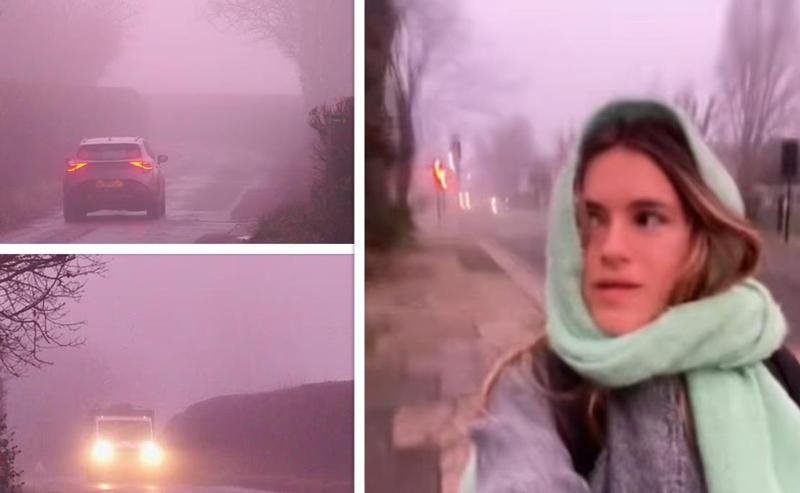 “უკიდურესად იშვიათი ფენომენი“ - დიდი ბრიტანეთი ვარდისფერ ნისლში გაეხვა: რით ხსნიან მეცნიერები უჩვეულო მოვლენას (ფოტოები)