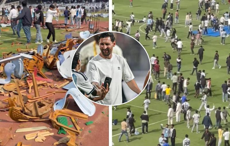 სტადიონზე, სადაც მესი გამოვიდა, გულშემატკივრები შეიჭრნენ და დაარბიეს - რა მოხდა ინდოეთში? (ვიდეო)