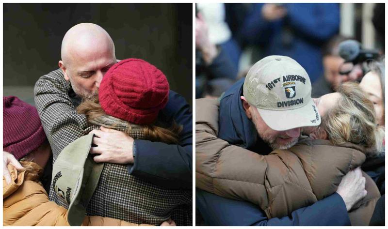 ფოტორეპორტაჟი: ზურაბ ჯაფარიძის შეხვედრა ოჯახთან 7-თვიანი პატიმრობის შემდეგ