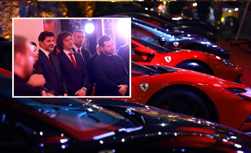 ირაკლი კობახიძემ და კახა კალაძემ "ფერარი თბილისის" პირველი ოფიციალური შოურუმის გახსნის ცერემონიაში მიიღეს მონაწილეობა