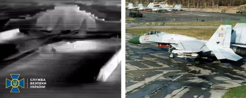 "ეს არის წარმატებული თავდასხმა" - უკრაინის უსაფრთხოების სამსახურმა ყირიმში "სუ-27" ტიპის ორი რუსული თვითმფრინავი გაანადგურა