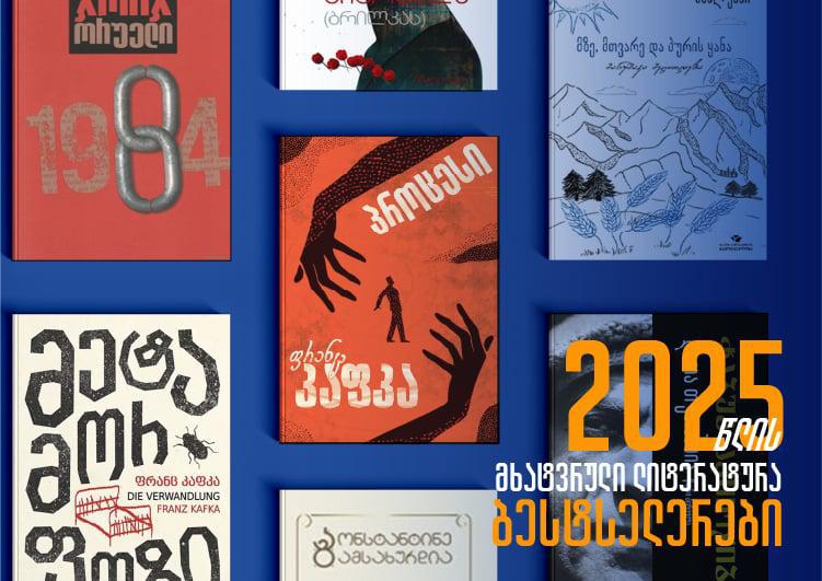 10 ავტორი და ნაწარმოები, რომლებსაც ქართველები 2025 წელს კითხულობდნენ