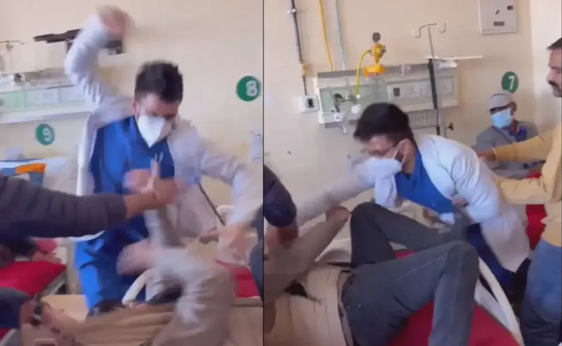 ექიმმა მწოლიარე პაციენტი სასტიკად სცემა - რა მოხდა ინდოეთის კლინიკაში (კადრები)