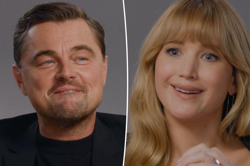 "ის ფაქტობრივად გეუბნება, რომ ასაკის შესაბამის ქალებთან ურთიერთობა დაიწყო" - ჯენიფერ ლოურენსის უხერხული მინიშნება ლეონარდო დიკაპრიოს