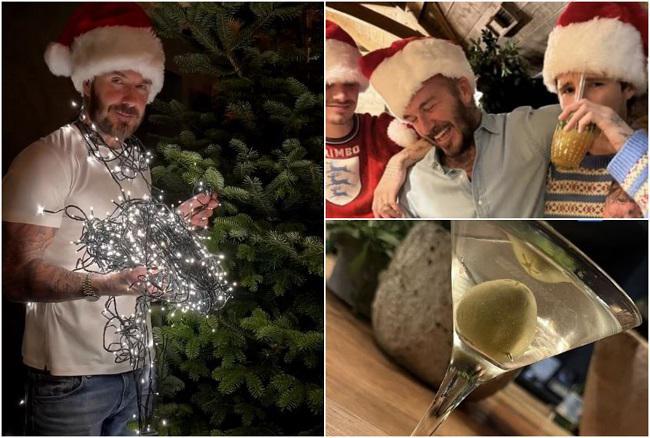 შობა ბექჰემების ოჯახში: ერთად მომზადებული კერძები და გართობა კოქტეილის ფონზე, თუმცა არსად ფიგურირებს მათი ვაჟი ბრუკლინი (ფოტოები)