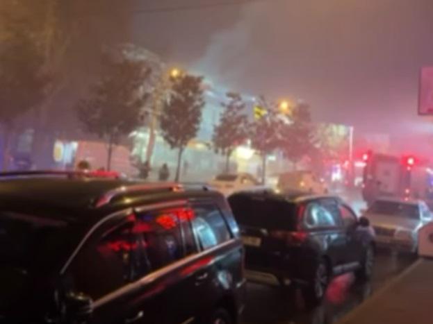 სავაჭრო ცენტრ "კიდობანში“ ხანძარია