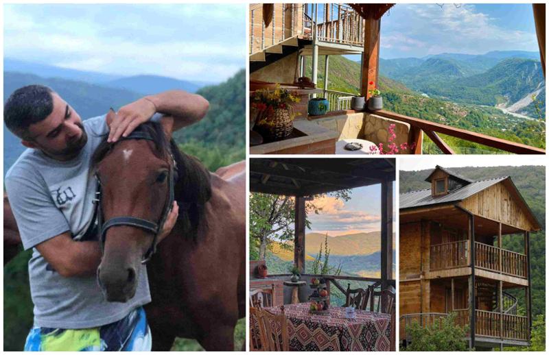 "სოფლებში მოვიძიე ნახევრად დანგრეული სახლები, შევიძინე, დავშალე და ჩვენს ეზოში ორი სახლი ავაშენეთ" - კაცი, რომელმაც რაჭის სოფელს ახალი სიცოცხლე შესძინა