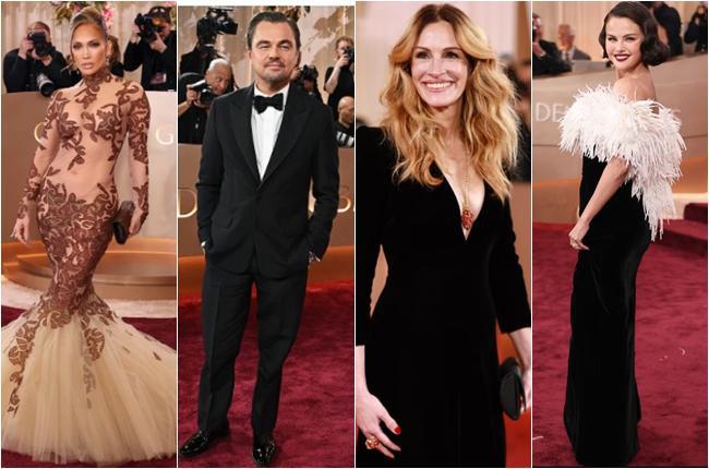 განუმეორებელი ჯულია რობერტსი, გამაოგნებელი ჯეილო, შალამე - ჯენერის შეყვარებული წყვილი და სხვ. -  Golden Globes 2026-ის წითელი ხალიჩა (ფოტო/ვიდეო)