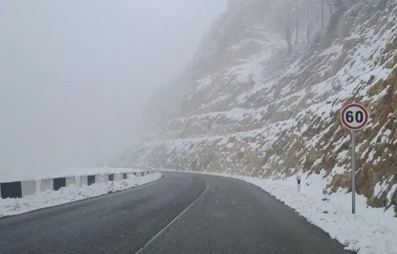 გზის რომელ მონაკვეთებზეა აკრძალული ავტოტრანსპორტის მოძრაობა თოვის გამო?