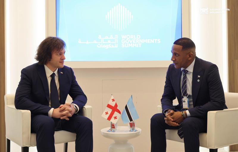 ირაკლი კობახიძე ბოცვანის რესპუბლიკის პრეზიდენტს შეხვდა