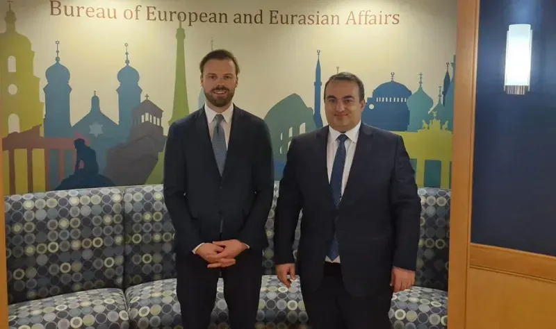 რა ინფორმაციას აქვეყნებს საქართველოს საგარეო უწყება აშშ-ის სახდეპში გამართულ შეხვედრაზე?