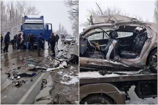 ავარია რუსთავი-ლილოს გზაზე - მსუბუქი და სატვირთო ავტომობილის შეჯახებას 3 ადამიანი ემსხვერპლა