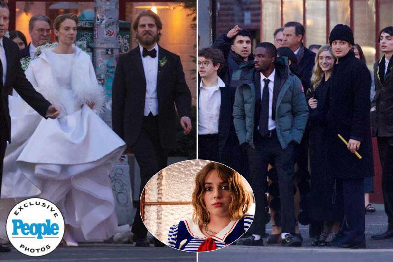 “უცნაური ამბების“ ვარსკვლავი მაია ჰოუკი დაქორწინდა - ფოტოსესია ხმაურიანი ნიუ-იორკიდან და ცნობილი სახეები წყვილის გვერდით