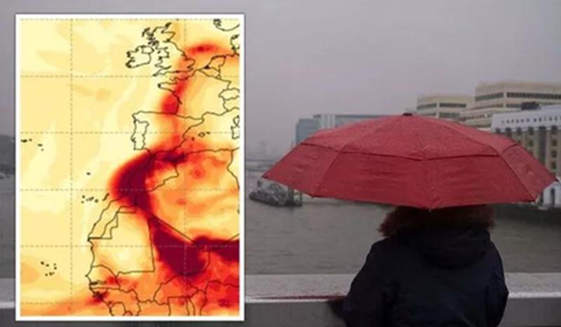 მეცნიერები დიდ ბრიტანეთში "სისხლიან წვიმას" პროგნოზირებენ - რა აზრის ცნობილი მის შესახებ და რატომ იქნება წვიმის ფერი წითელი