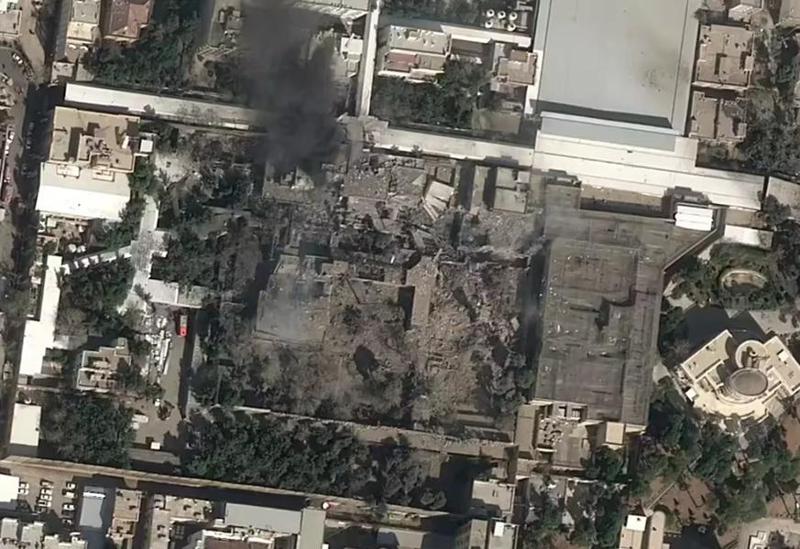 აიათოლა ალი ხამენეის განადგურებული რეზიდენცია - მედიაში თანამგზავრიდან გადაღებული კადრები ვრცელდება