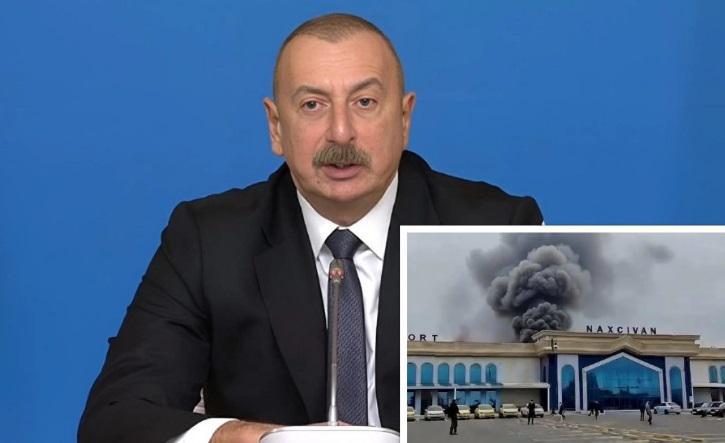 “ირანმა ტერორისტული აქტი ჩაიდინა... დაუყოვნებლივ უნდა აგონ პასუხი“ - ილჰამ ალიევი ნახიჩევანში დრონით თავდასხმაზე განცხადებას ავრცელებს