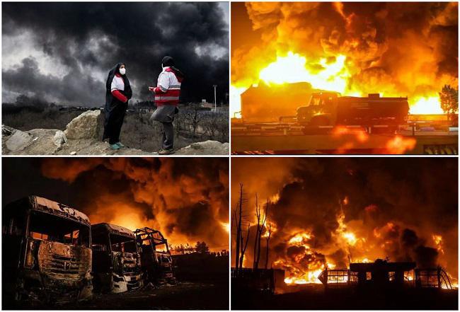 “მზეს ვერ ვხედავთ, საშინელი კვამლია...“ - რას ჰყვებიან ირანელები ქვეყანაში არსებულ მდგომარეობაზე ნავთობის საცავების დაბომბვის შემდეგ (ფოტო/ვიდეო)