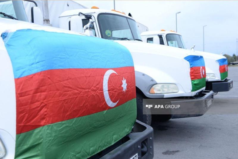 აზერბაიჯანი ირანს ჰუმანიტარულ დახმარებას უგზავნის