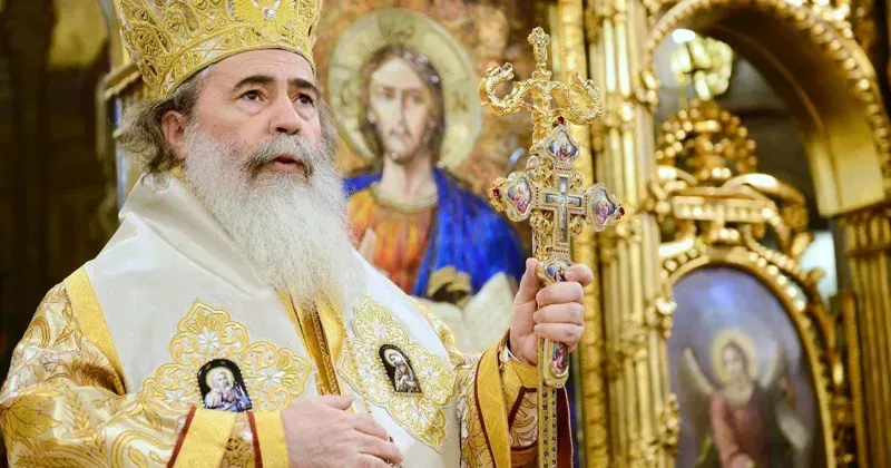 "რეგიონში საომარი მდგომარეობის გამო პირადად დასწრებას ვერ ვახერხებთ და ვაგზავნით ჩვენს წარმომადგენელს" - იერუსალიმისა და პალესტინის პატრიარქის წერილი მეუფე შიოს