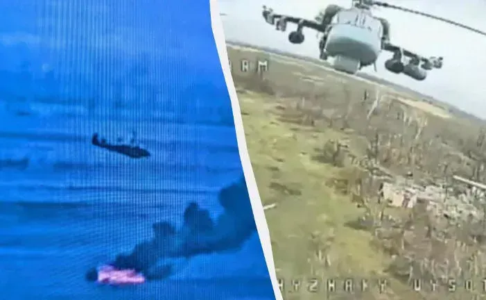 უკრაინელებმა რუსული ვერტმფრენი ჩამოაგდეს