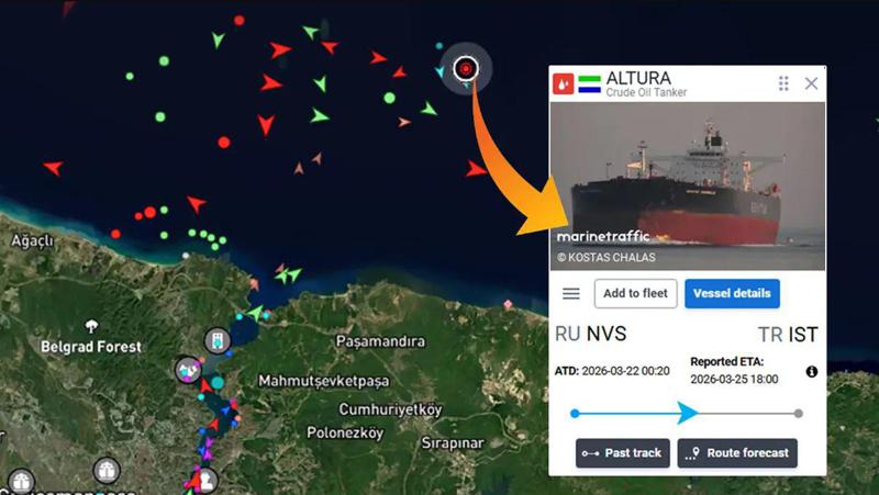 შავ ზღვაში, 140 000 ტონა ნედლი ნავთობით დატვირთულ თურქულ ნავთობტანკერზე დრონით თავდასხმა მოხდა - რას წერს მედია