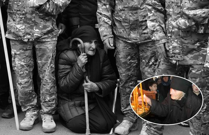 "იქ სამხედროებმა დამაყენეს... მეტი ადგილი არსად იყო, რომ დავმშვიდობებოდი პატრიარქს" - ვინ არის ქალი, ცნობილი ფოტოდან: ცხოვრება ტრაგედიითა და უწმინდესის სიყვარულით