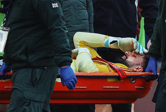 უსიამოვნო ინციდენტი მატჩზე და ტრავმირებული მამარდა - მისი მოედნიდან გაყვანა საკაცით გახდა საჭირო