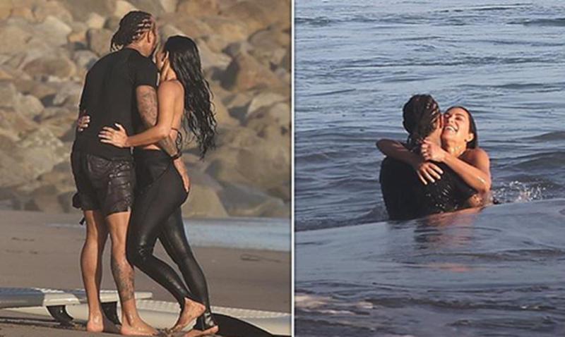 კიმ კარდაშიანისა და ლუის ჰამილტონის ცეცხლოვანი ფოტოსესია მალიბუს სანაპიროზე - რა აღბეჭდეს პაპარაცებმა (ფოტოები)