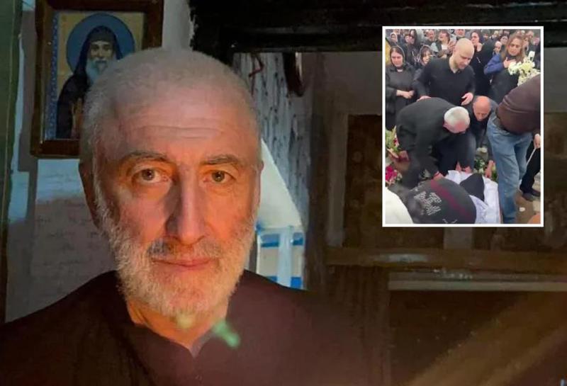 ბერი ნიკოლოზი ჯიქიას სასაფლაოზე დაკრძალეს (ვიდეო)