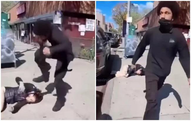 გოგონა მიწაზე დაანარცხა და თავში წიხლი ჩაარტყა მოზარდმა მას შემდეგ, რაც ნომერი არ მისცა - ნიუ-იორკში გადაღებულ სასტიკ ვიდეოს მთელი მსოფლიო განიხილავს