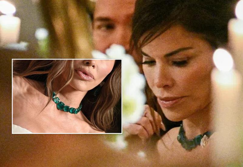 200-კარატიანი ზურმუხტის ბრწყინვალება - რა ღირს ლორენ სანჩესის ყელსაბამი, რომელიც  თეთრ სახლში საღამოს მთავარი ვარსკვლავი გახდა