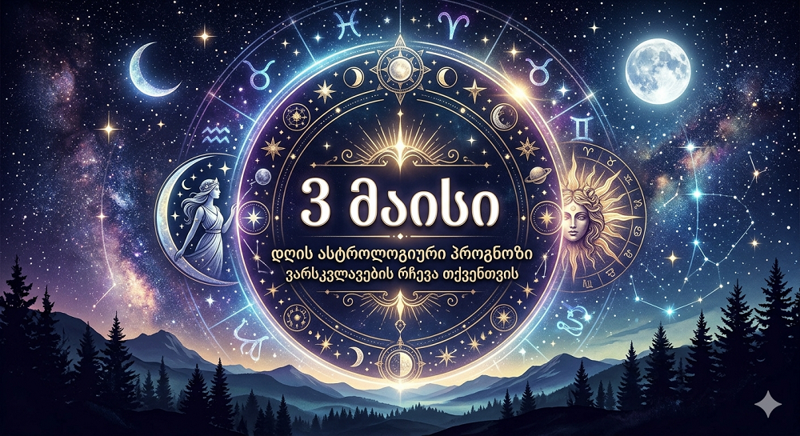 რას გვიმზადებს 3 მაისის ასტროლოგიური პროგნოზი?