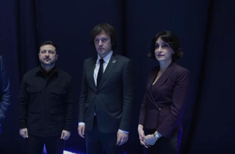 ირაკლი კობახიძე ერევანში ვოლოდიმირ ზელენსკის შეხვდა - რა ინფორმაციას ავრცელებს მთავრობის ადმინისტრაცია (ვიდეო)